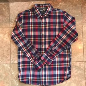 First Wave Boys Long Sleeve Button Down Shirt